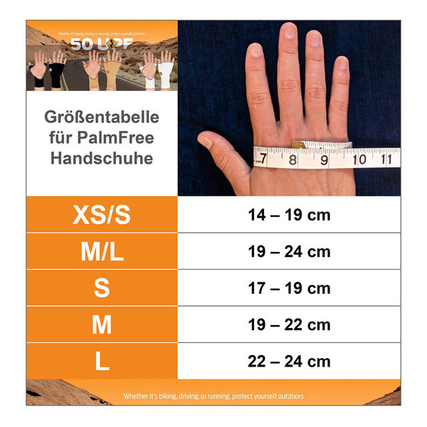 Palm Free™ Sun Gloves – UV-Schutz Handschuhe