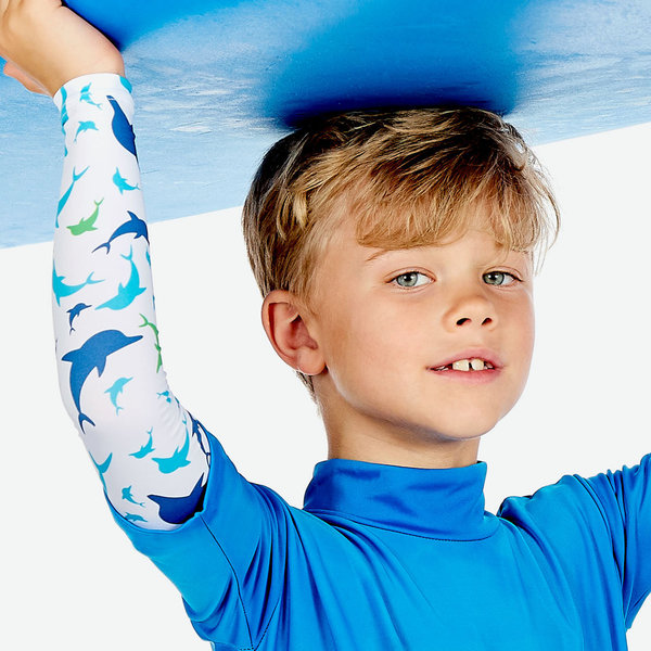 Crazy Arms© – Dolphin: UV-Schutz Armstulpen für Kinder